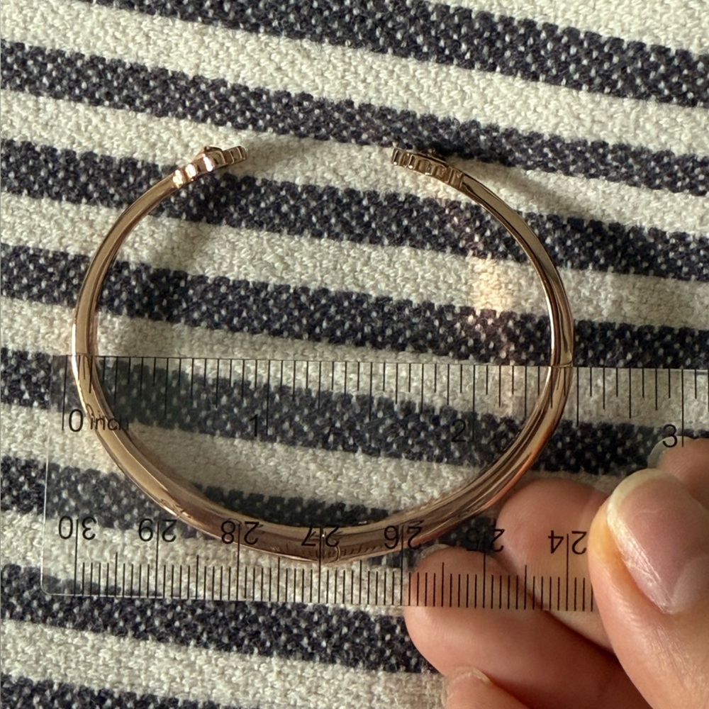 Kate spade rose gold 4 leaf clover bracelet - Picture 7 of 8